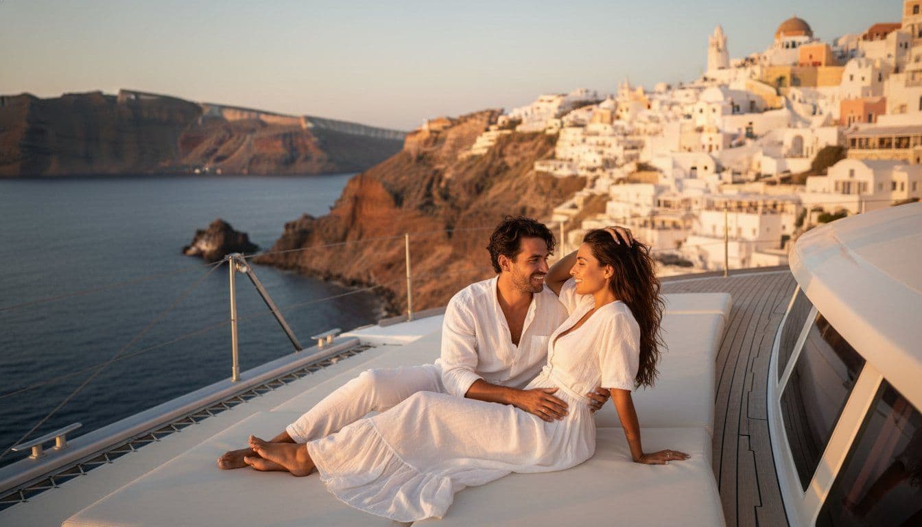 Honeymoon Yacht Charter Santorini: The Ultimate 2026 Romance Guide