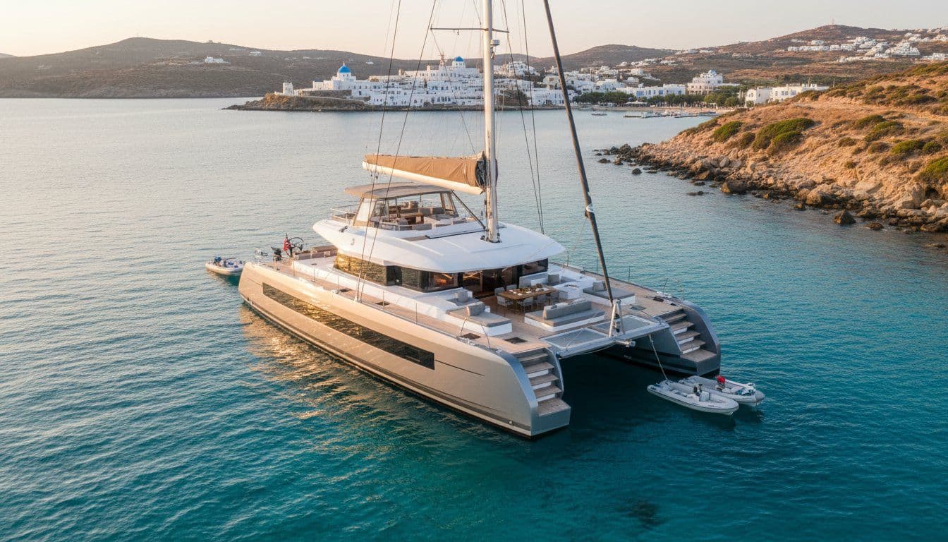 Luxury Catamaran Charter Cyclades: The Ultimate 2026 Private Sailing Guide