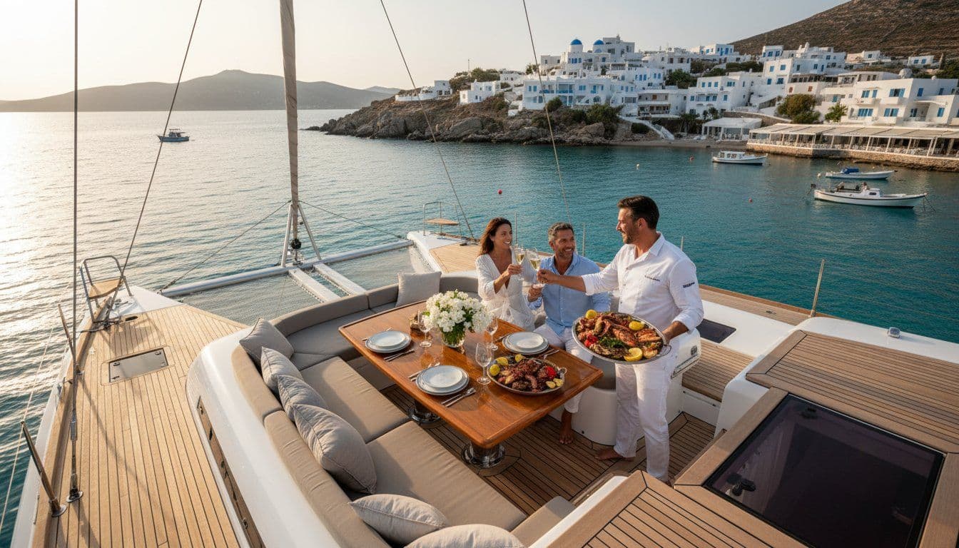 Greece Yacht Charter with Captain and Chef: The 2026 Luxury Guide