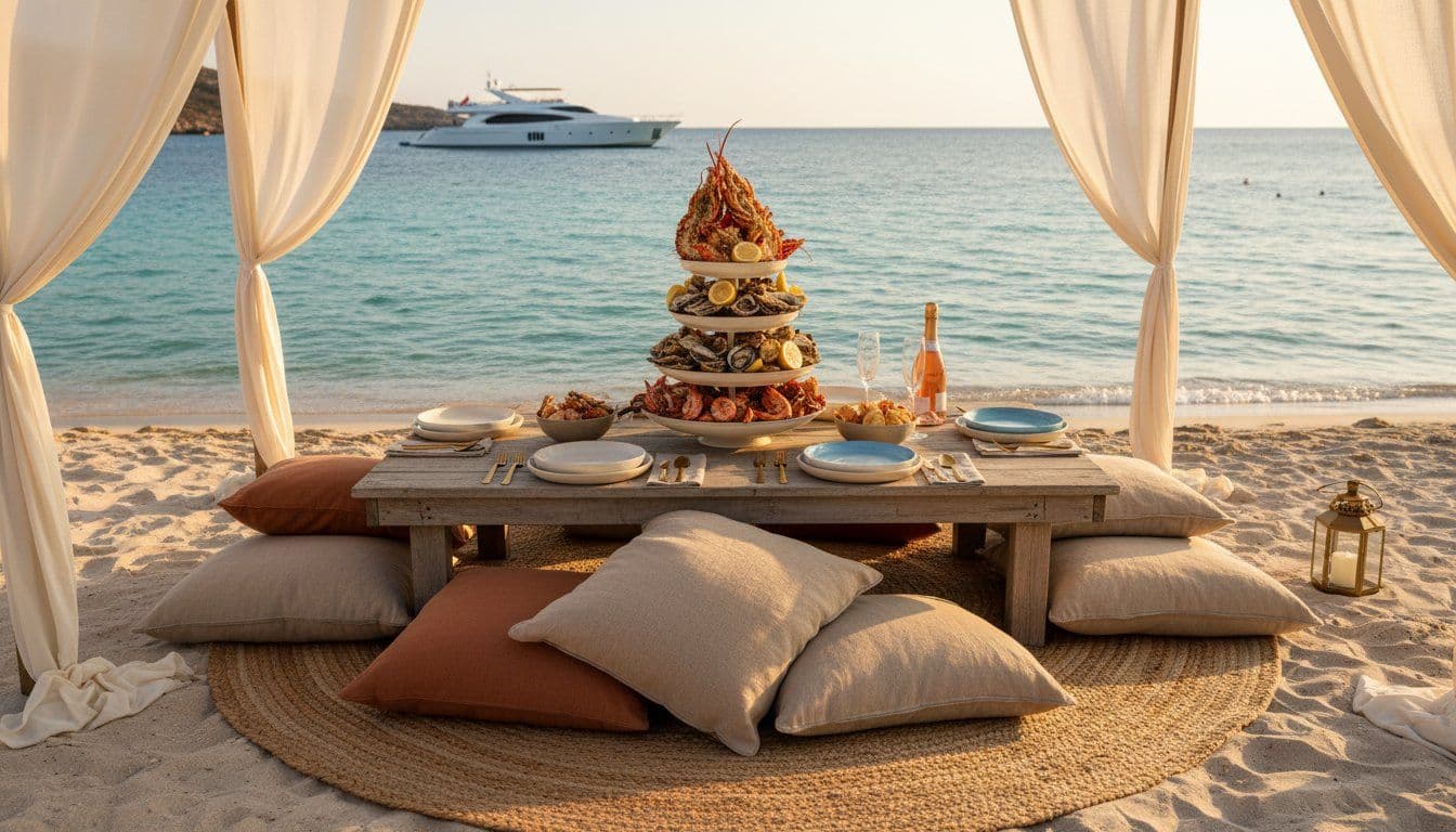 Mykonos Private Beach Picnic Setup: The 2026 Ultra-Luxury Guide