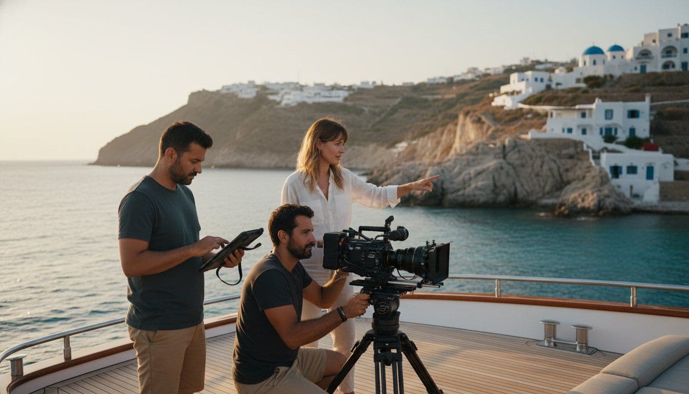 Greece Yacht Charter for a Film Location Scout: The 2026 Producer’s Guide