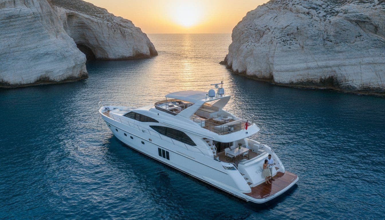 Crewed Motor Yacht Charter in Milos, Greece: The 2026 Luxury Buying Guide