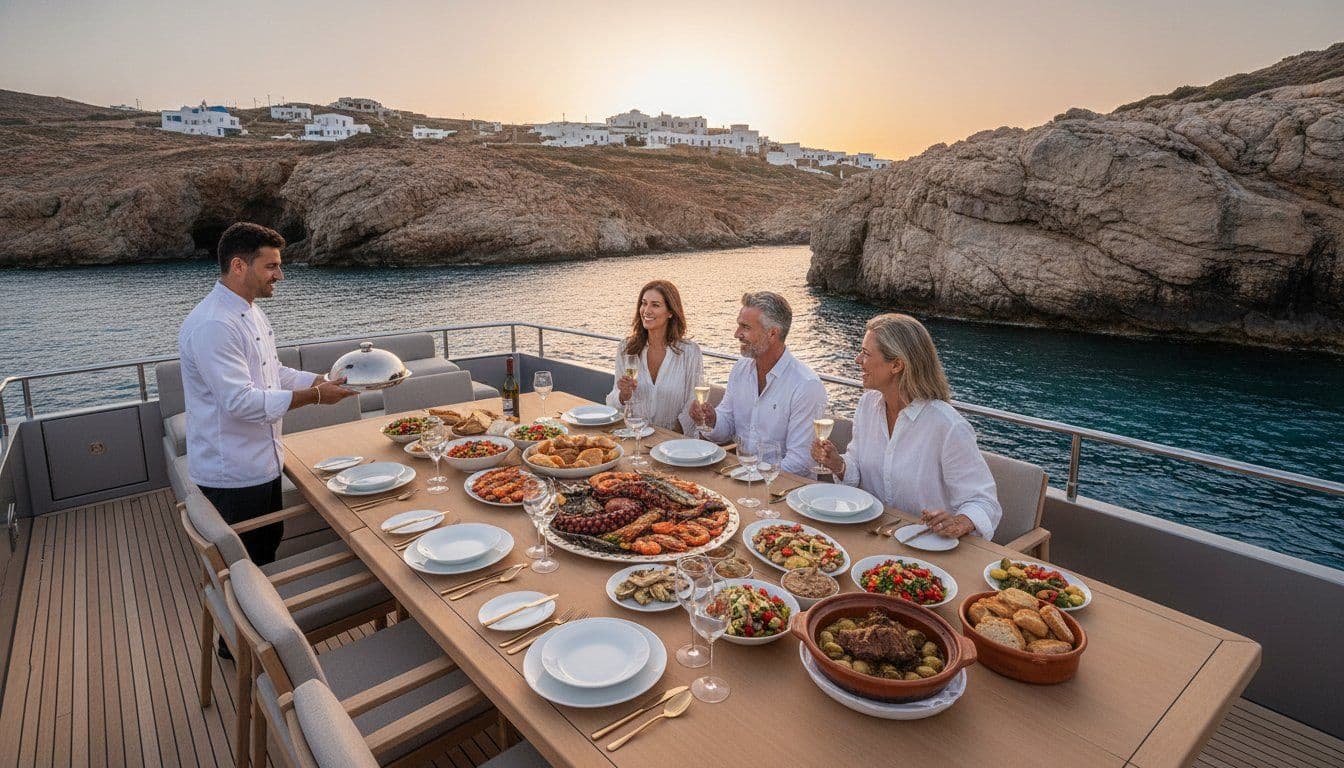Sifnos Yacht Charter for Food Lovers: The Ultimate 2026 Gastronomic Guide