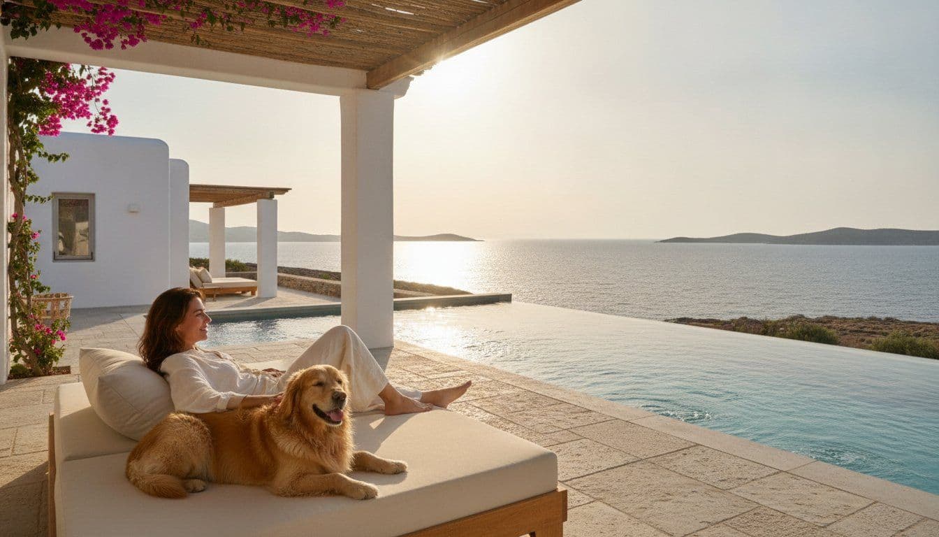 Pet-Friendly Luxury Villas in Paros: The 2026 Elite Travel Guide