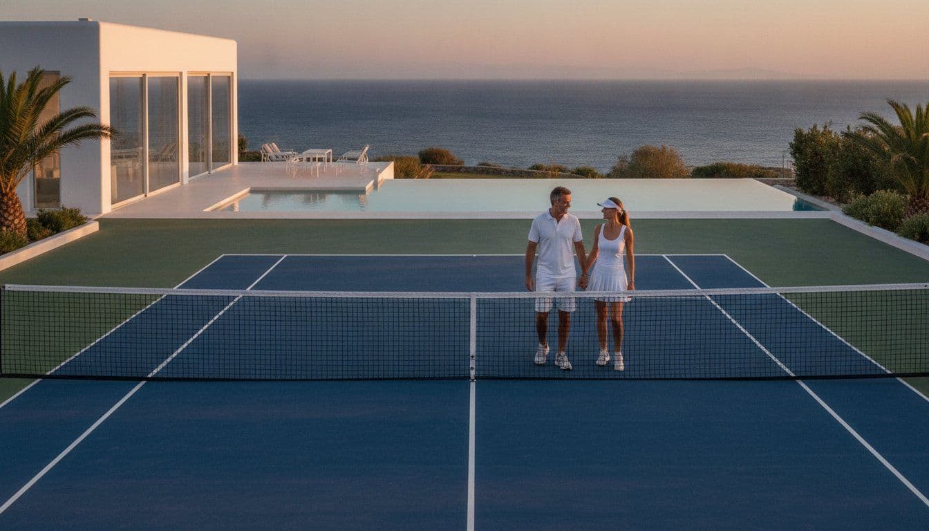 Luxury Villa with Tennis Court in Paros: The 2026 Elite Selection