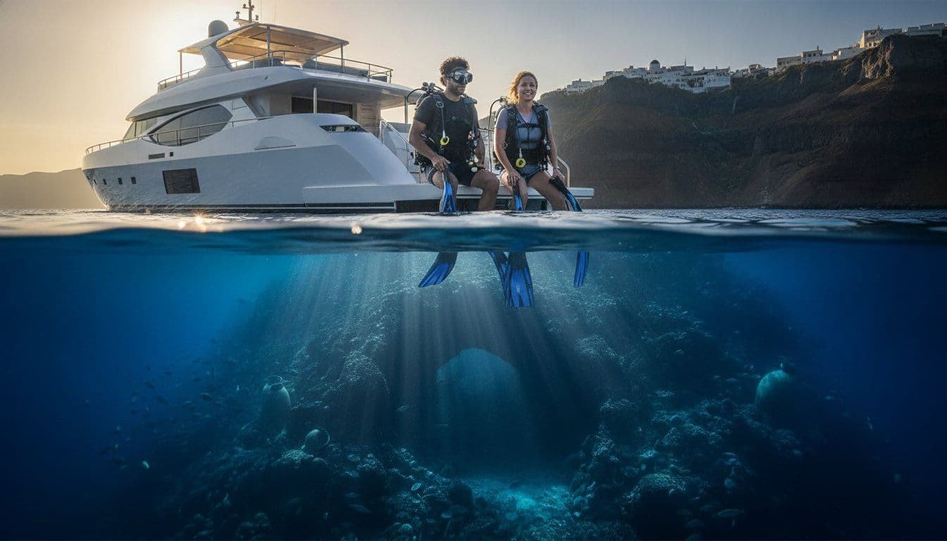 Luxury Yacht Charter Guide for Aegean Scuba Diving