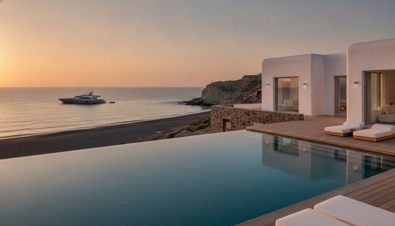 Luxury Villa Rental in Perissa Santorini: The 2026 Curated Buyer’s Guide