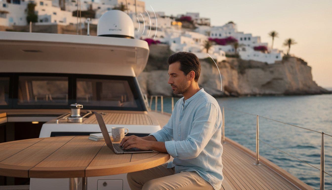 How to Work Remotely from a Yacht in Greece: The 2026 Workation Guide