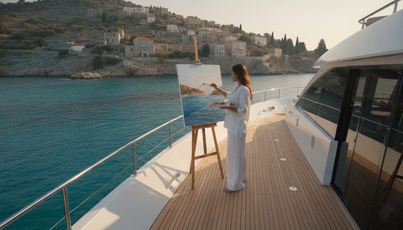 Yacht Charter for Painting in Hydra: 2026 Artist’s Guide