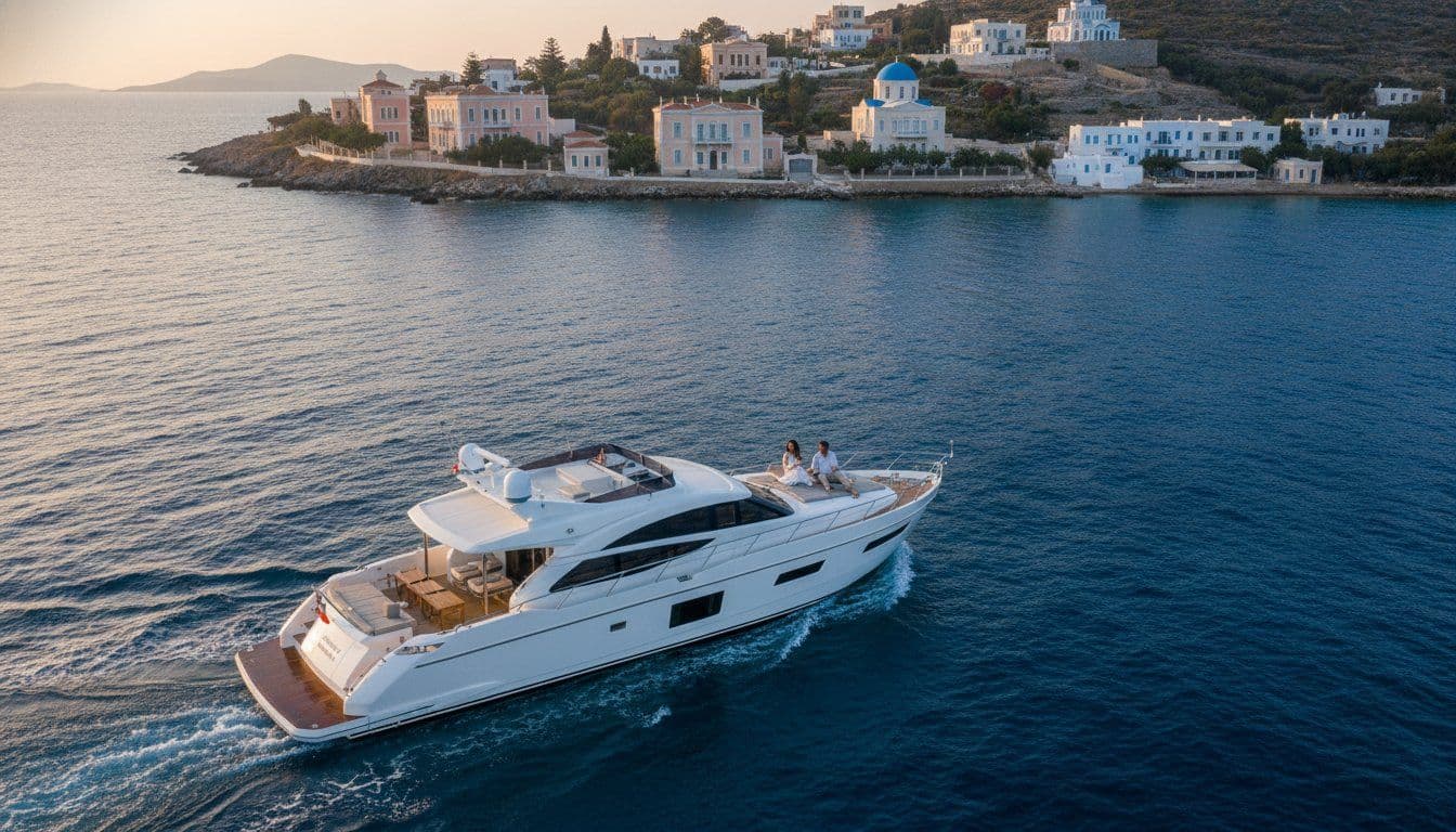 Yacht Charter from Mykonos to Syros: The Ultimate 2026 Luxury Crossing Guide