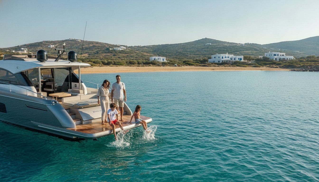 Private Boat Trip to Syros: Best Family Beaches Guide