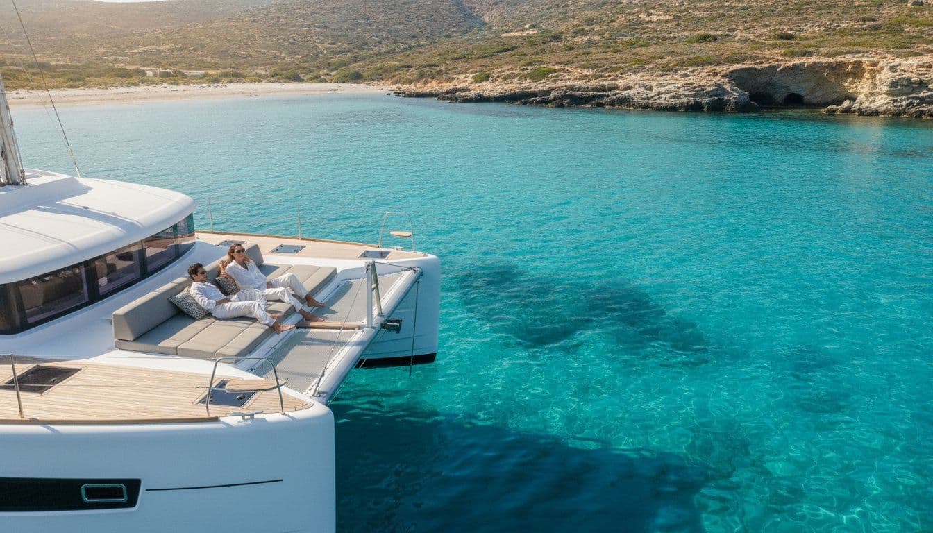 Weekly Crewed Catamaran Charter in Antiparos 2026