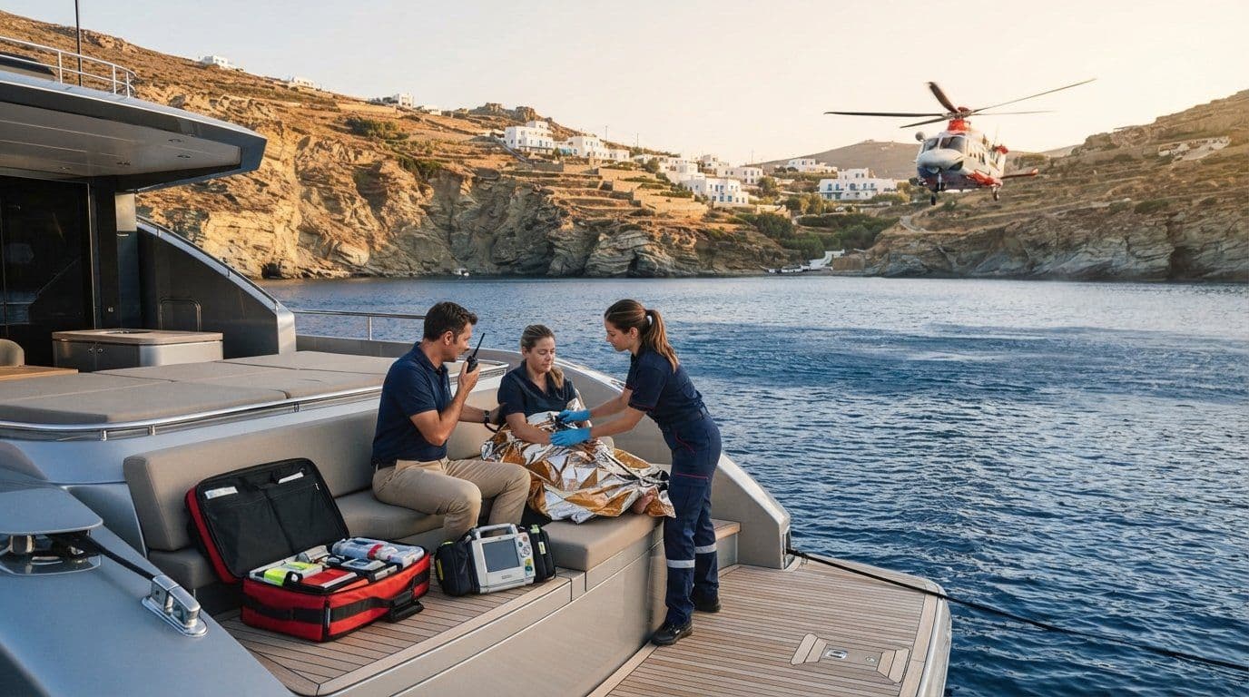 Private Yacht Emergency Medical Evacuation Protocols in the Aegean Sea: The 2026 Safety Guide