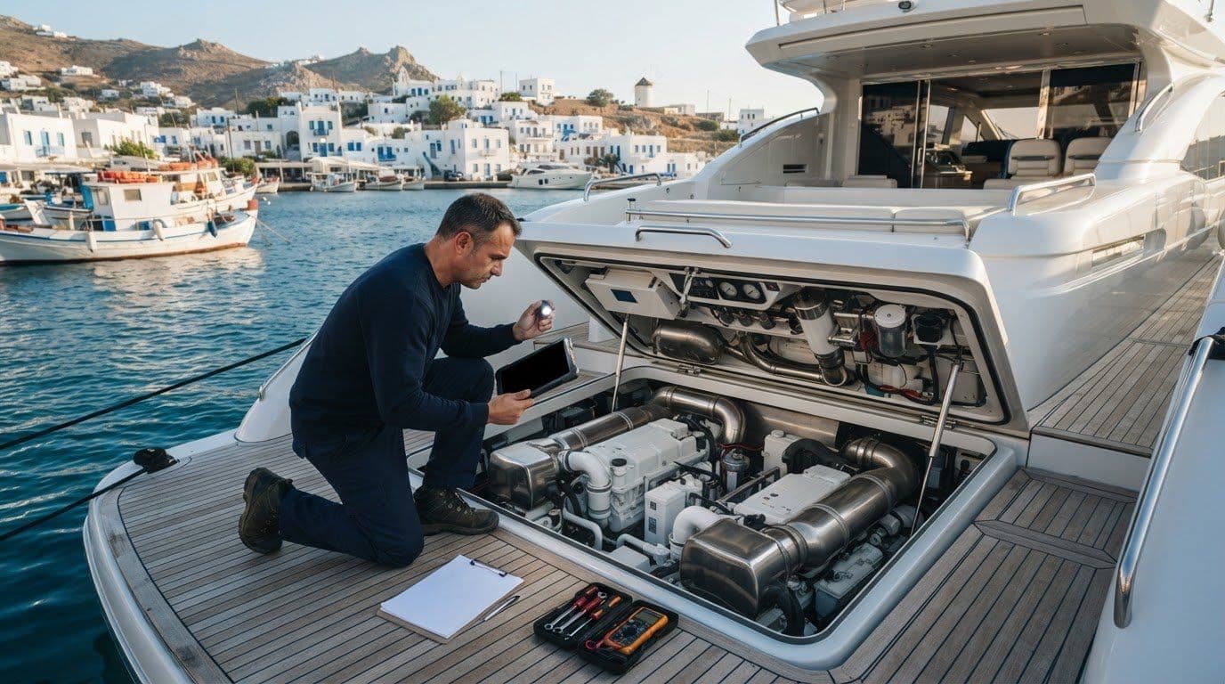 Vetting Charter Yacht Maintenance and Condition in Greece: A Guide to Independent Survey Reports