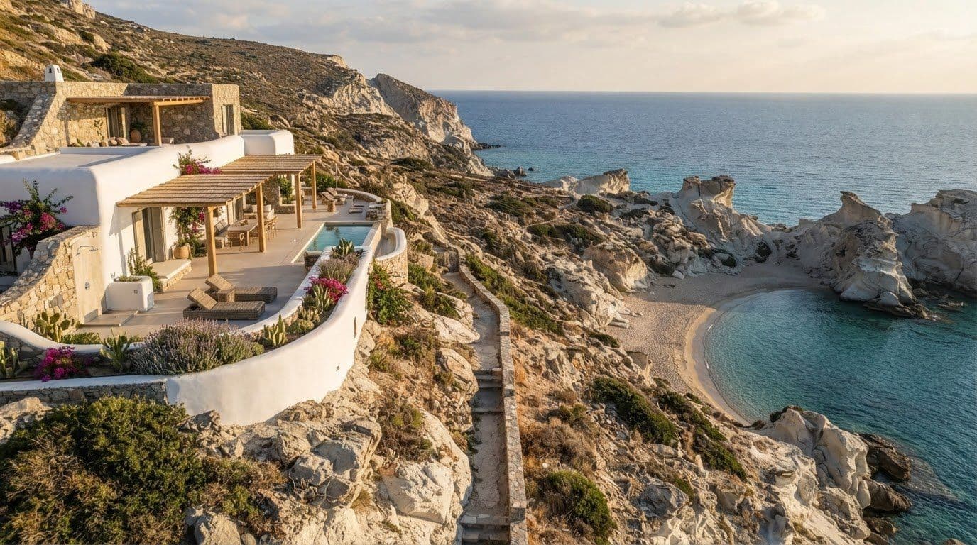 Milos Villa with Direct Access to a Secluded Beach: A 2026 Guest’s Guide