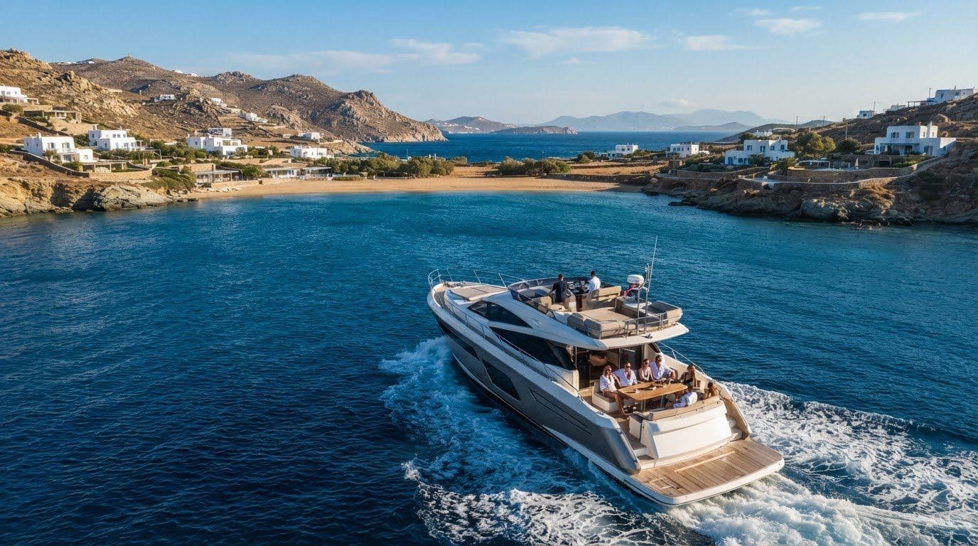 Private Yacht Charter in Mykonos: Famous Beaches to Explore by Sea