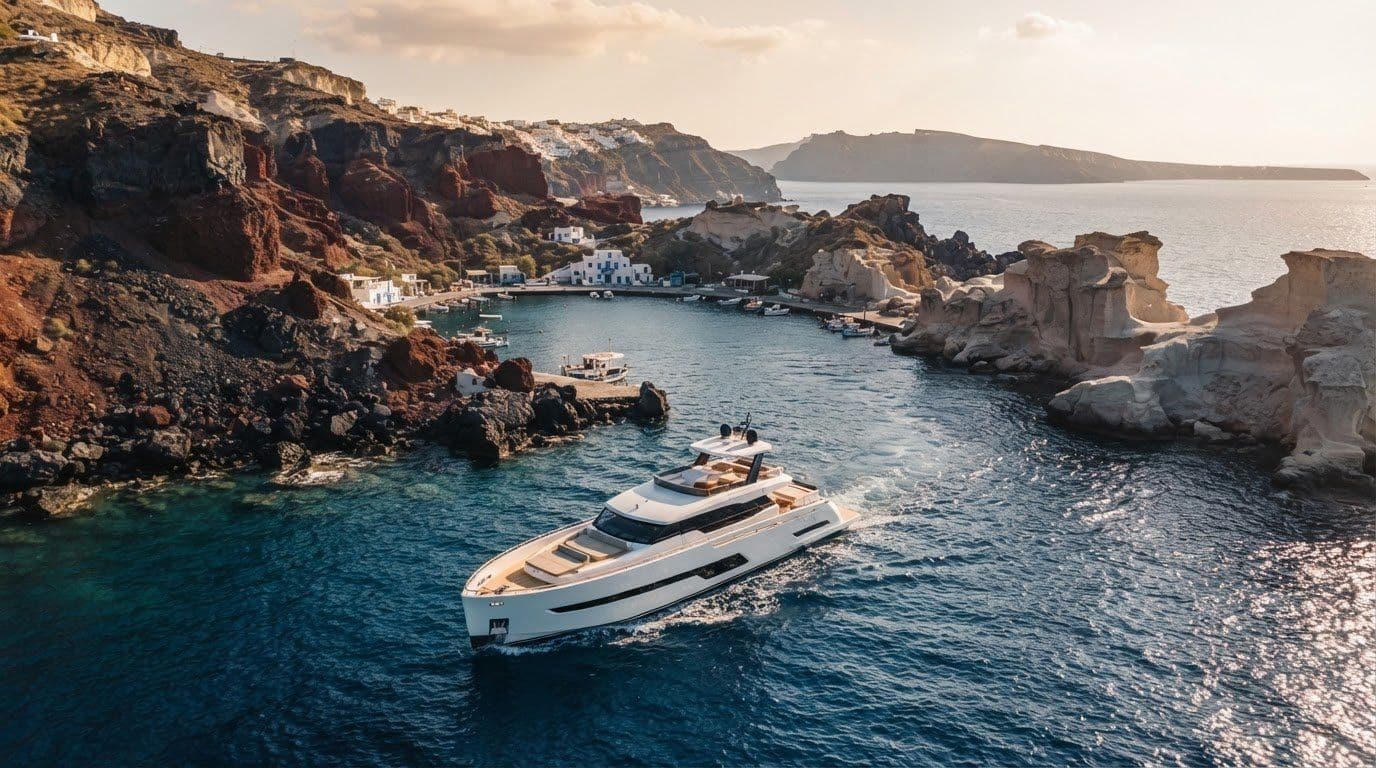 Yacht Charter Departing from Vlychada Marina, Santorini: How to Choose