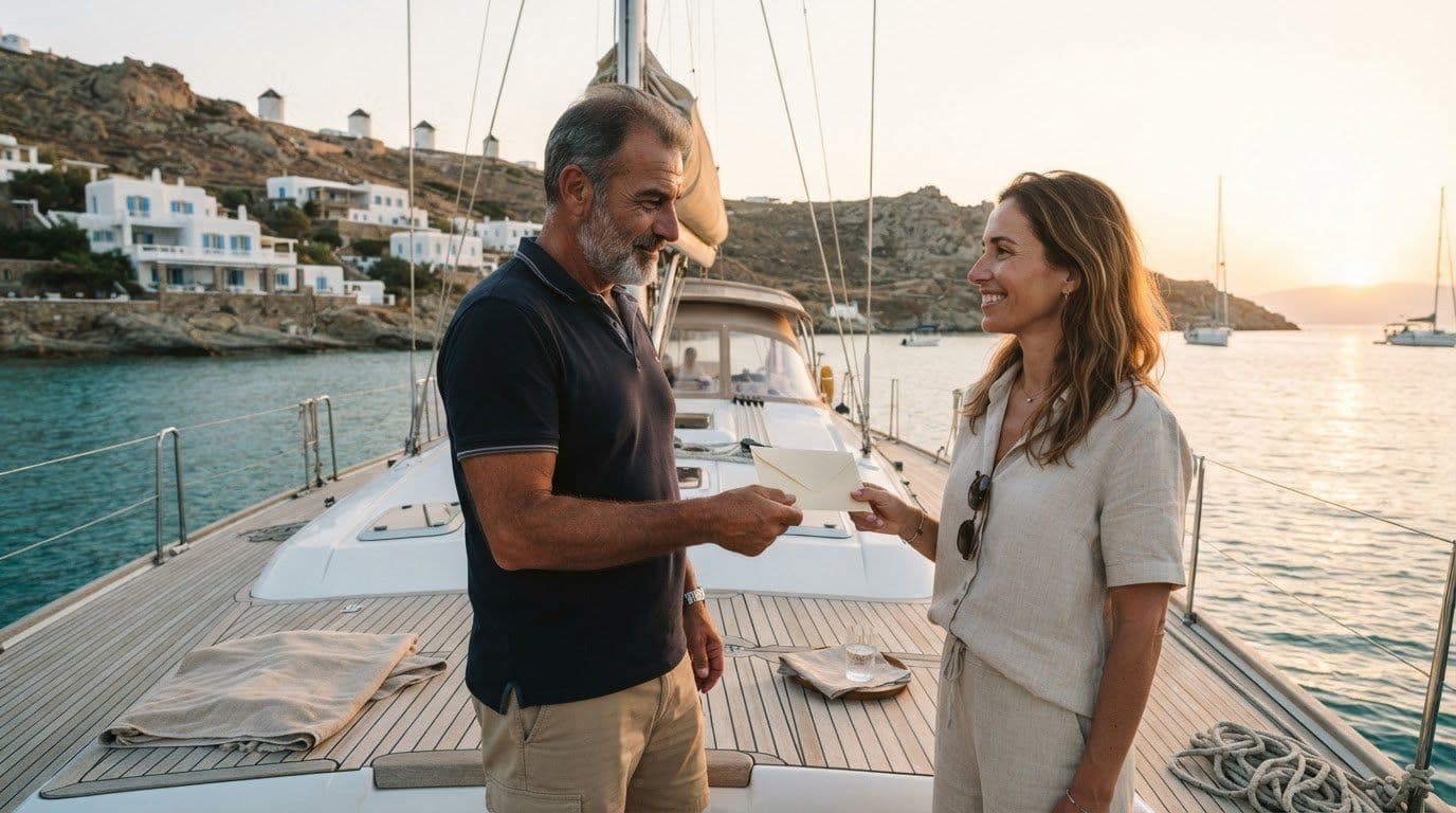 Yacht Crew Tipping Etiquette in Greece: A Guest’s Guide