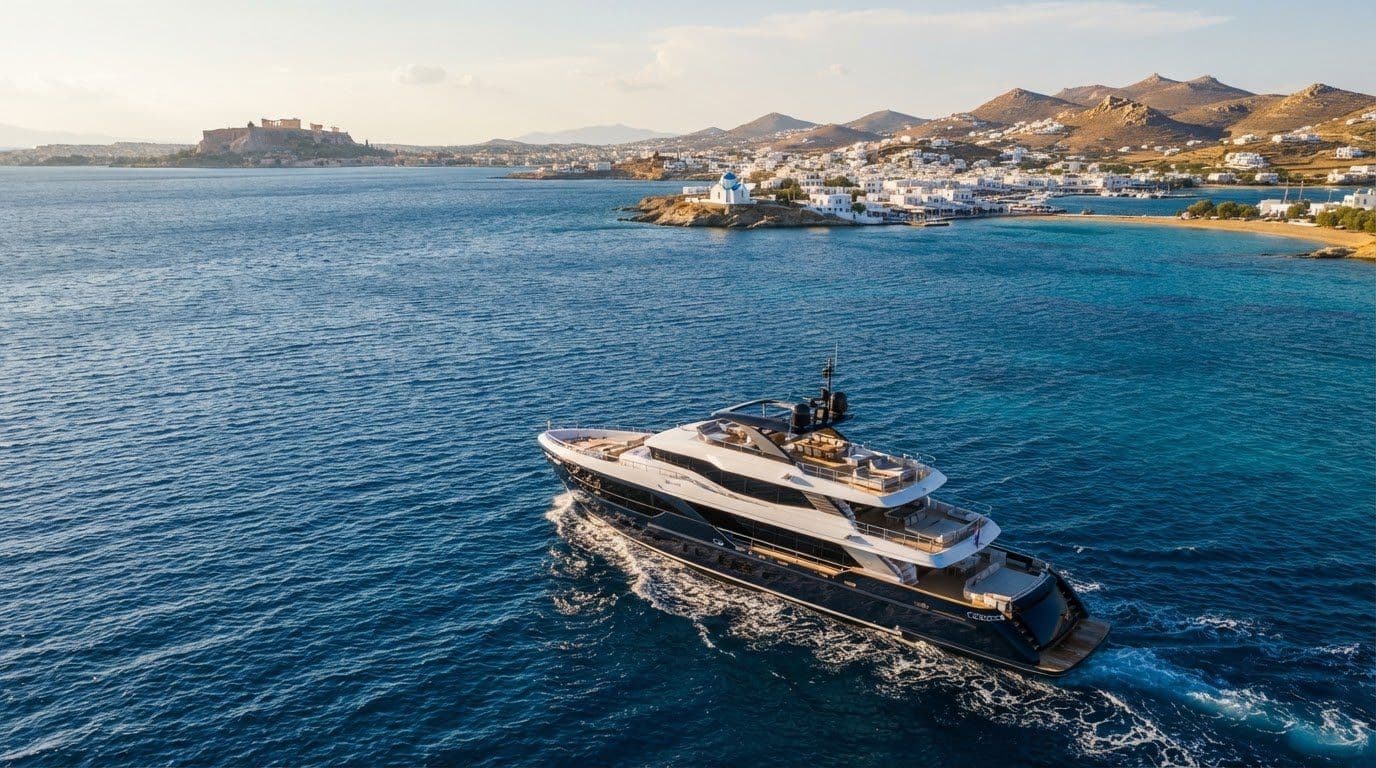 Private Yacht Charter from Athens to Paros: A 2026 Planning Guide