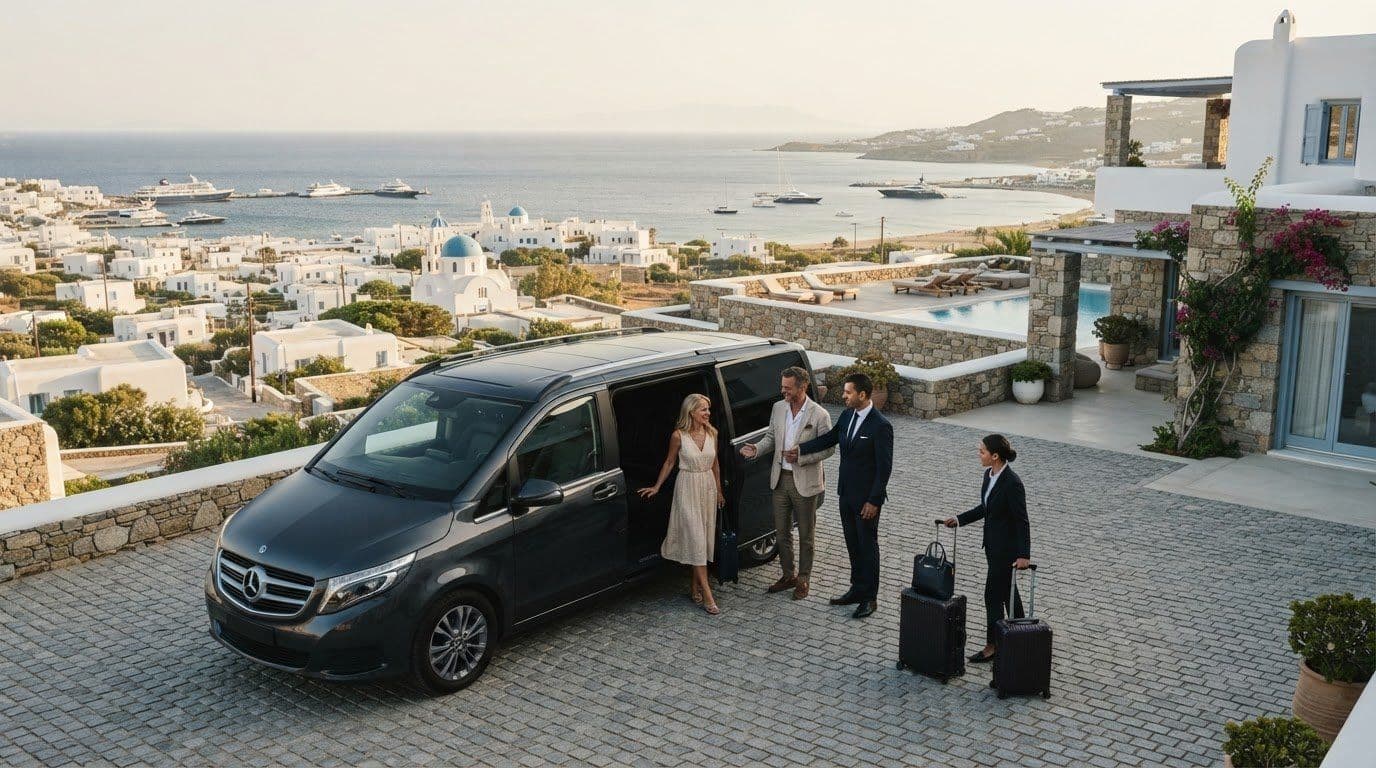 VIP Chauffeur and Ground Transfers in Mykonos: A Guide to Seamless Travel