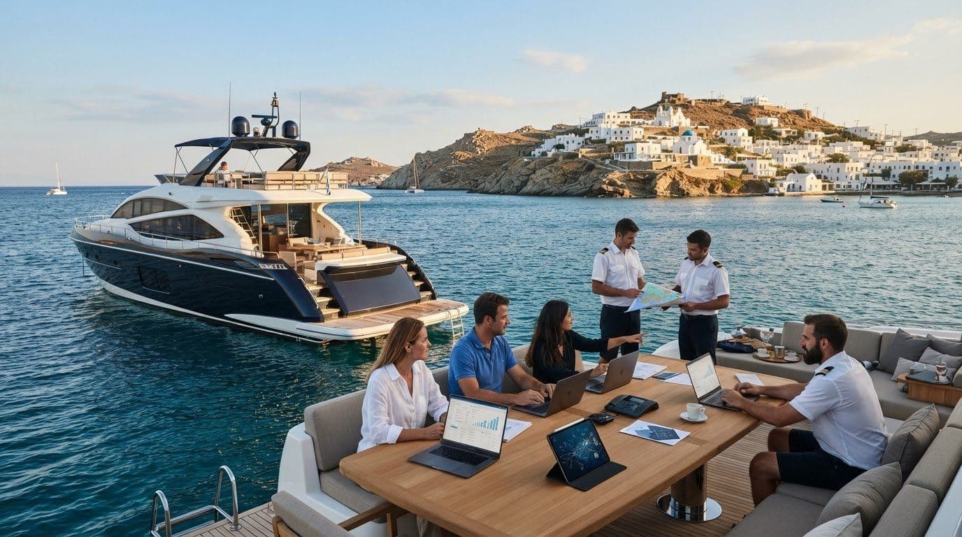 Corporate Yacht Charter in Mykonos: Plan Reliable Onboard Connectivity