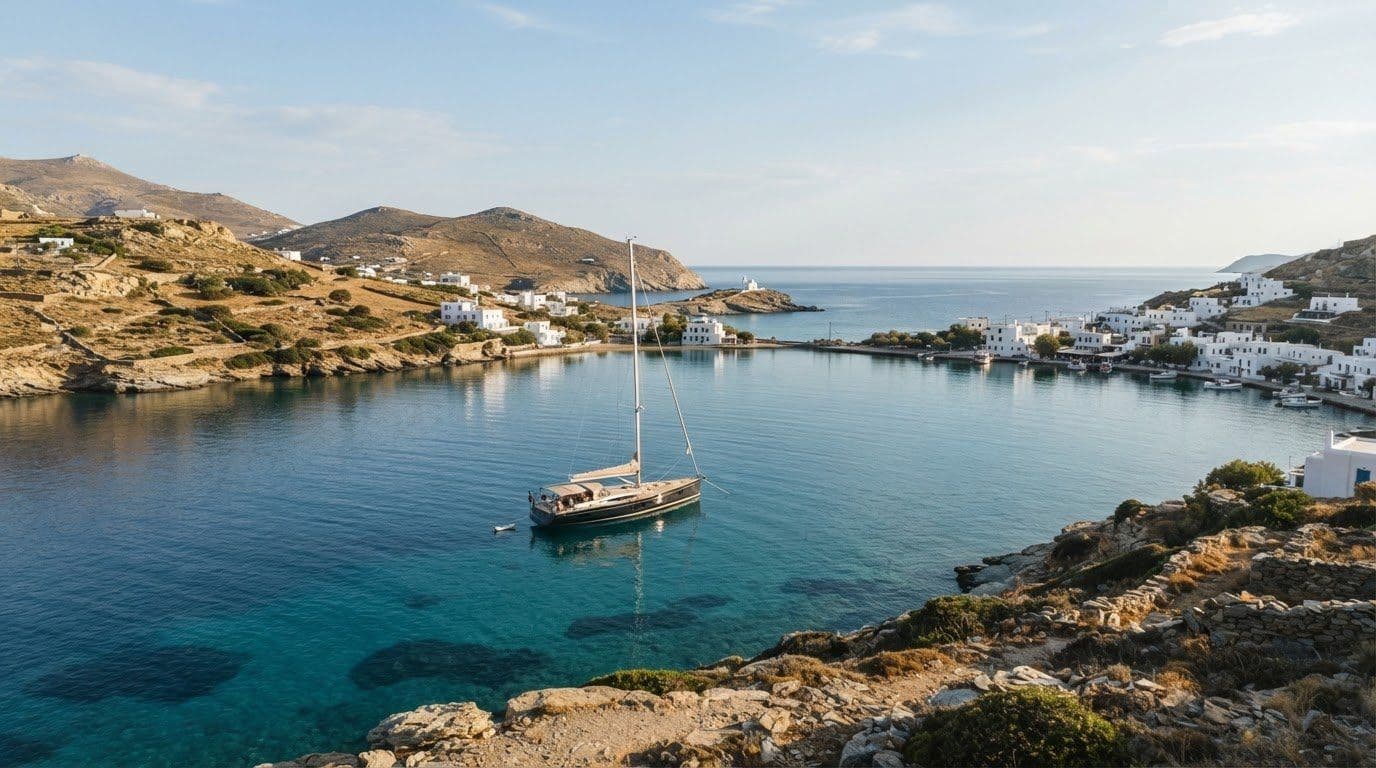 Weekly Yacht Charter in Amorgos: Katapola Bay Mooring Guide