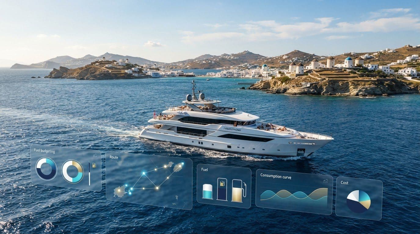 Navigating Greek Yacht Charter Fuel Surcharge Calculation Models