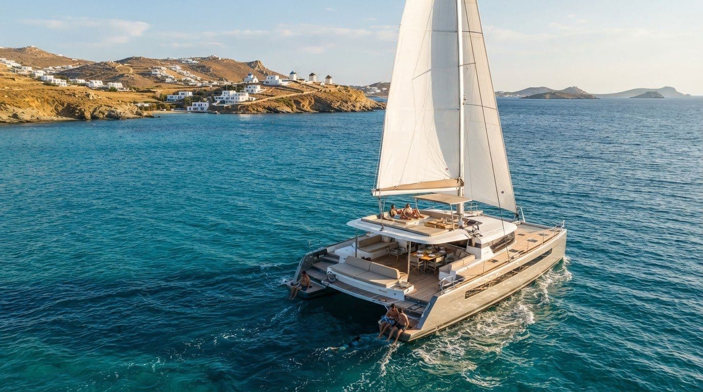 Luxury Catamaran Rental in Mykonos: Choose the Right Private Sea Experience