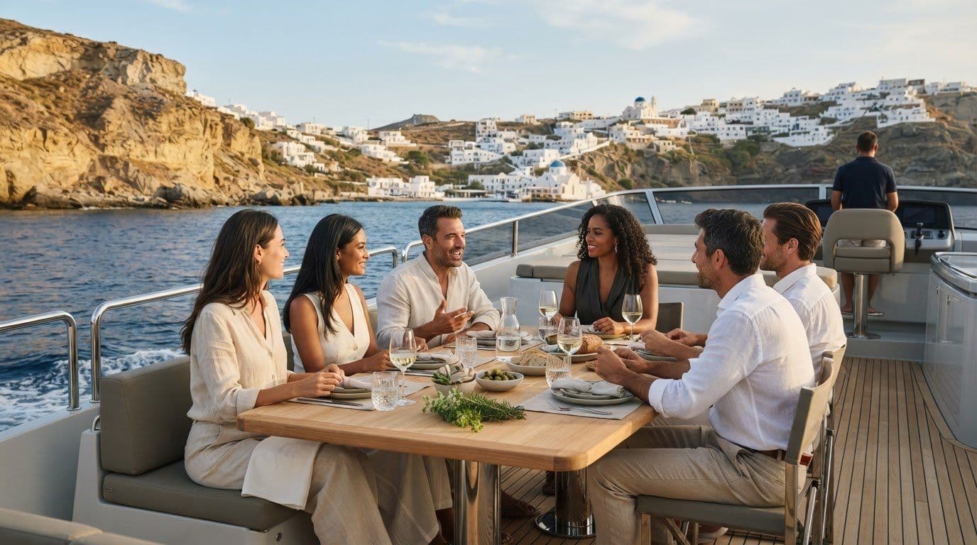 How to Impress High-Net-Worth Business Partners on a Greek Yacht Charter