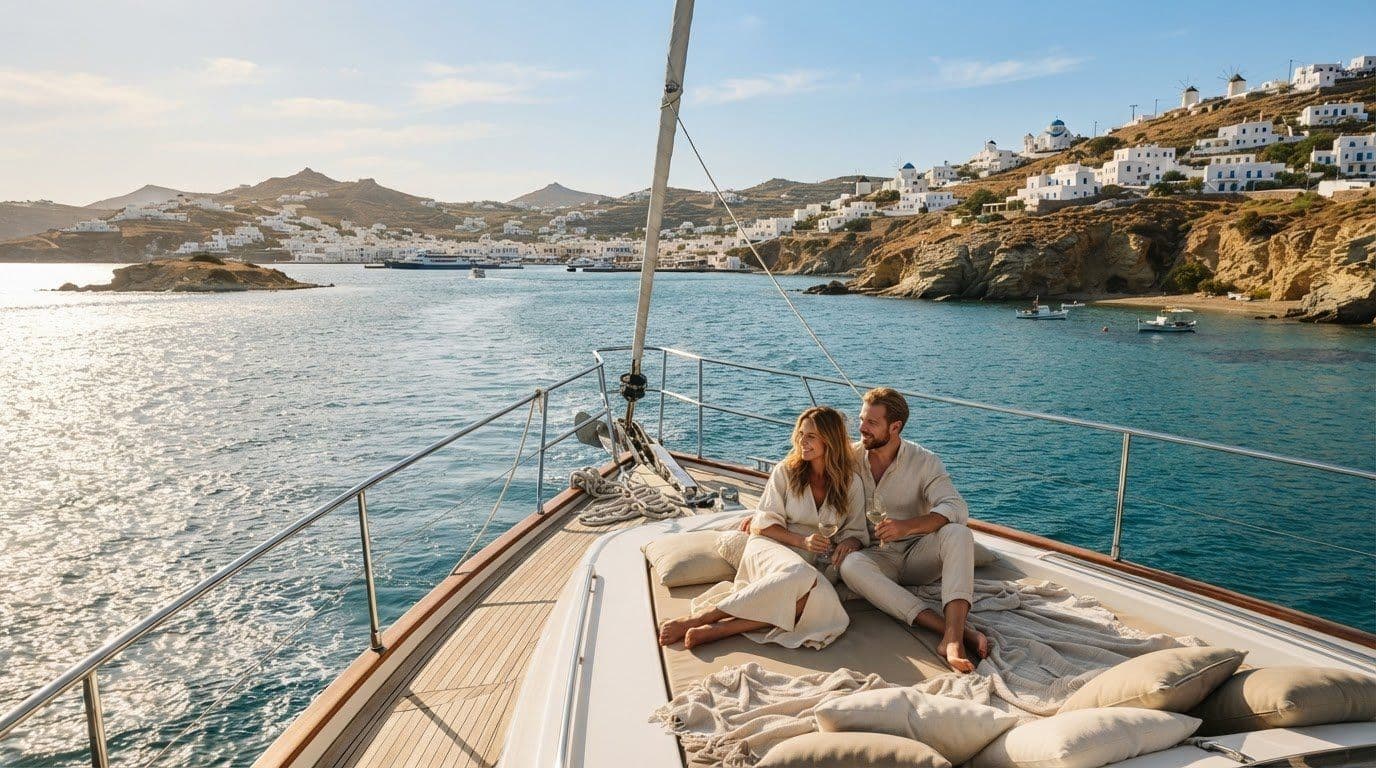 A Romantic Getaway Itinerary for Paros and Antiparos by Private Yacht
