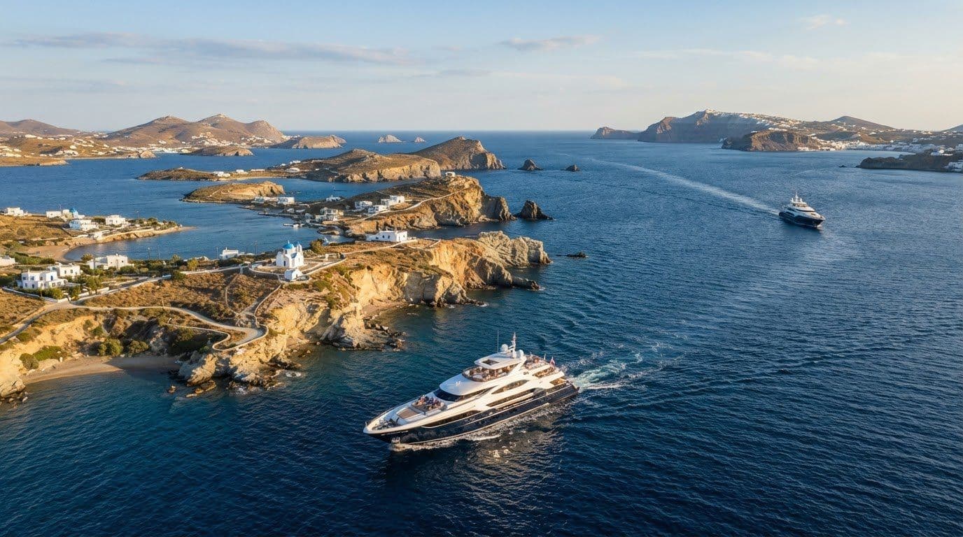 Boutique yacht agency vs YachtCharterFleet: Cyclades itinerary examples