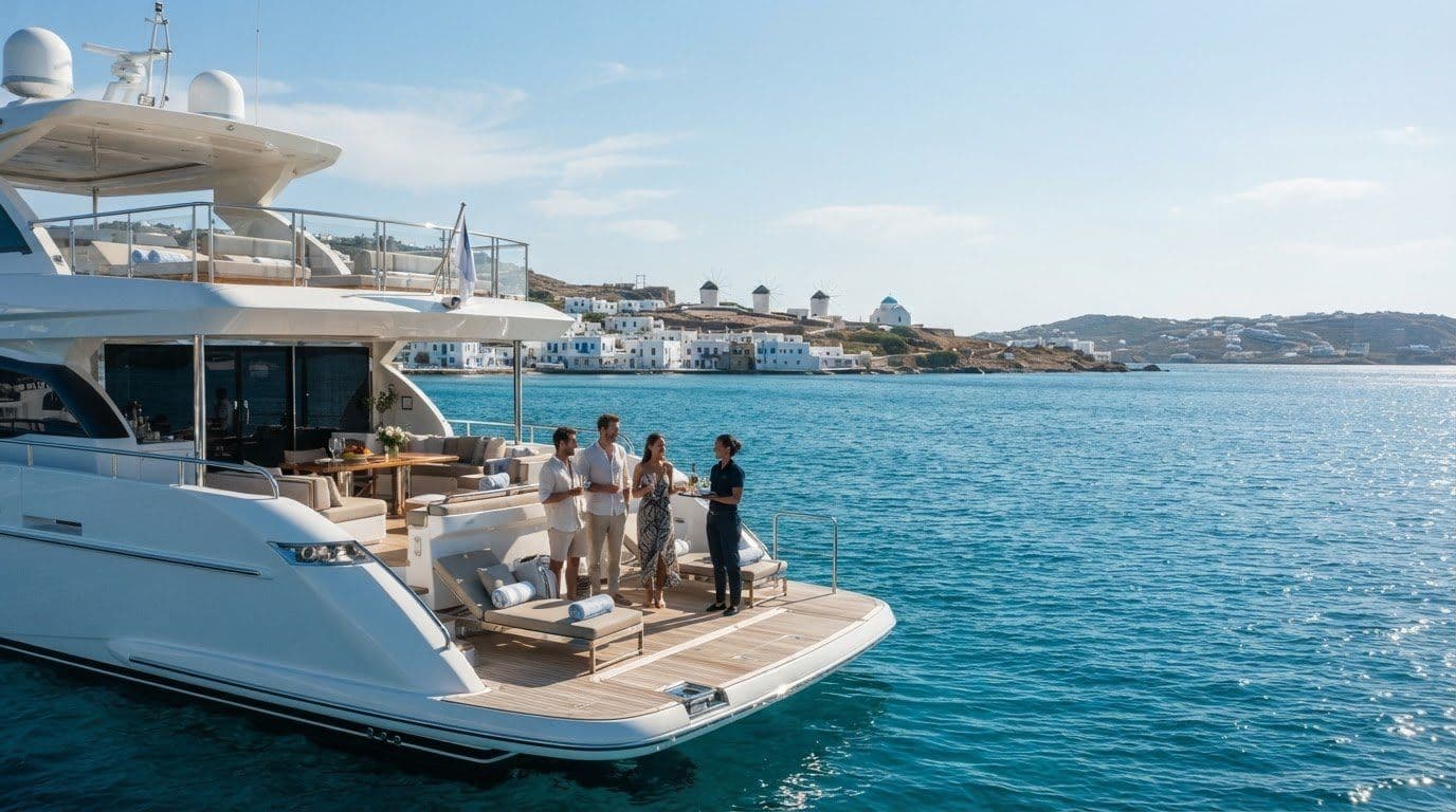 How Yacht Selection, Crews and Charter Costs Compare in Mykonos
