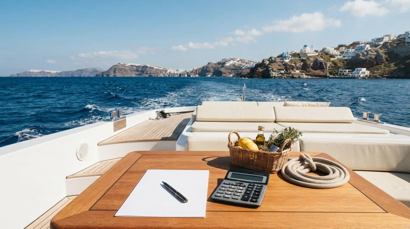 Mediterranean yacht charter prices, payments and extra costs