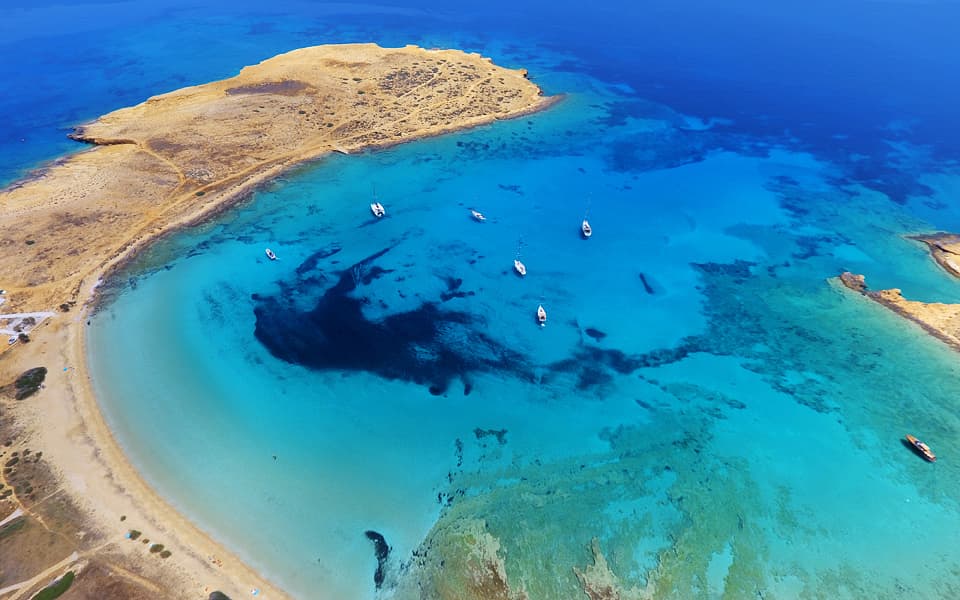 Ano Koufonisi from Mykonos | Private 8-hour yacht experience 