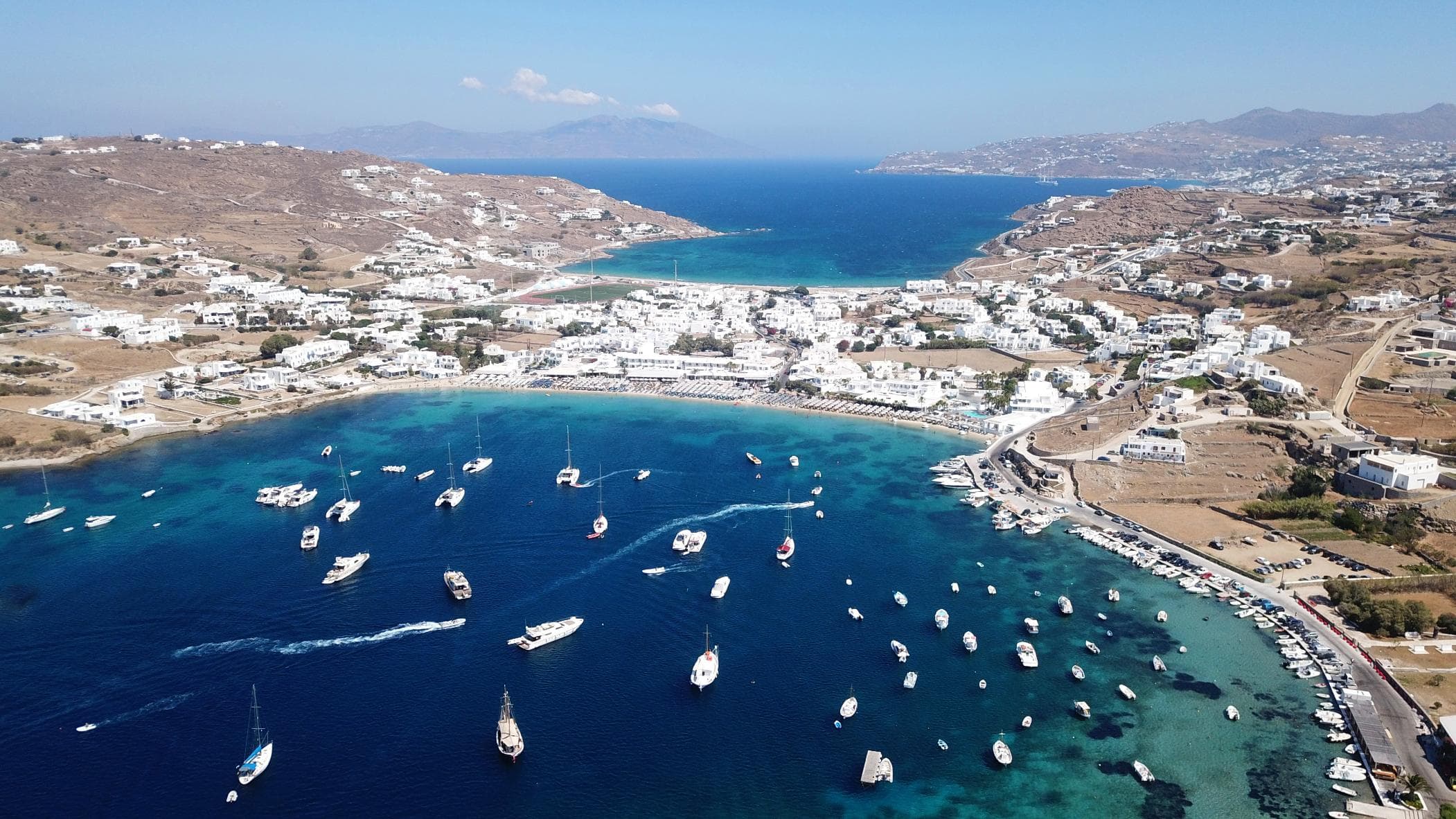 Paros to Mykonos | Private Yacht Transfer with Mangusta 72