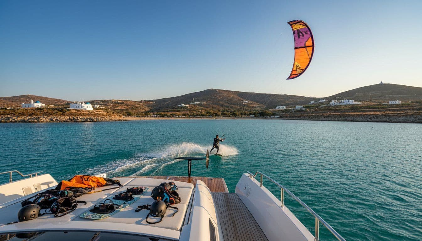 Paros Kite Surfing Charter: The 2026 Luxury Guide to Private Kite Safaris