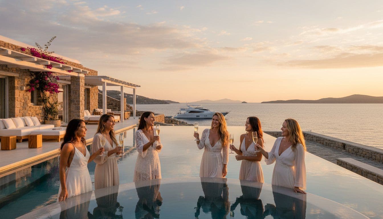 Mykonos Villa for a Bachelorette Party: The 2026 Ultimate Planning Guide
