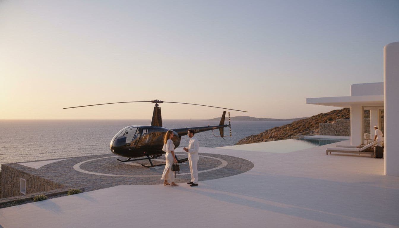 Mykonos Villa with Helipad Access: The Ultimate 2026 Selection for Seamless Arrivals
