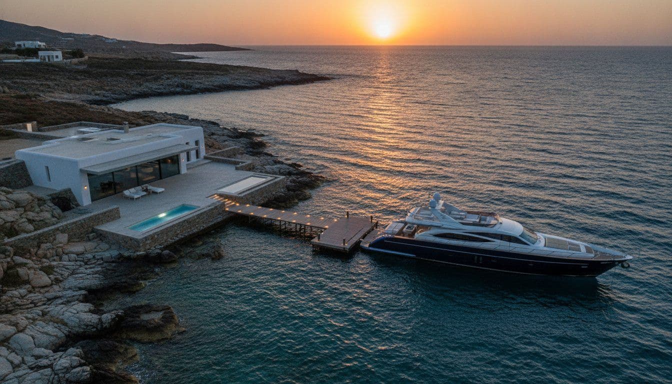 Luxury Villa with Private Dock in Mykonos: The Ultimate 2026 Maritime Escape