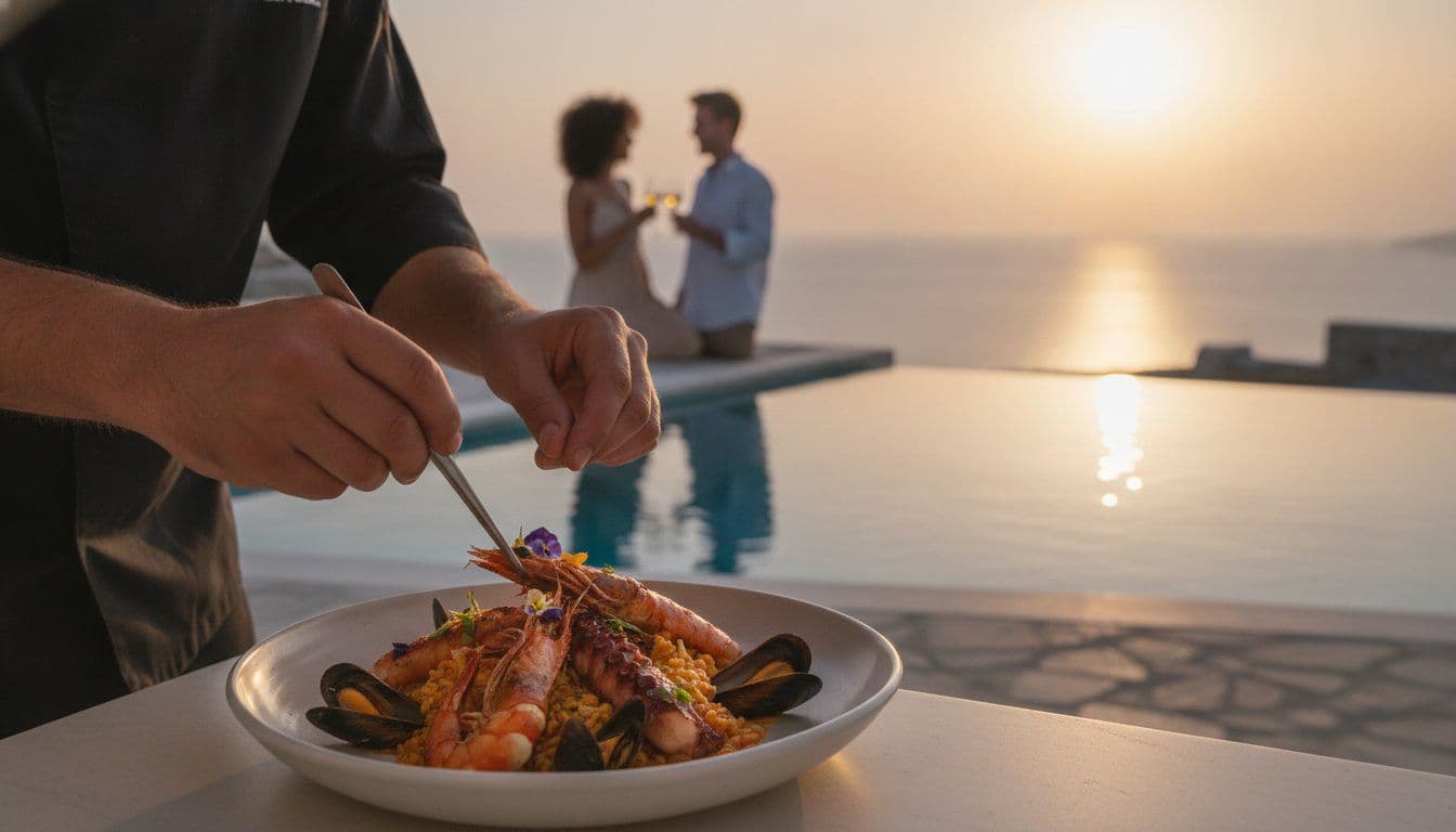 How to Book a Private Chef for Mykonos Villa: The 2026 Luxury Dining Guide