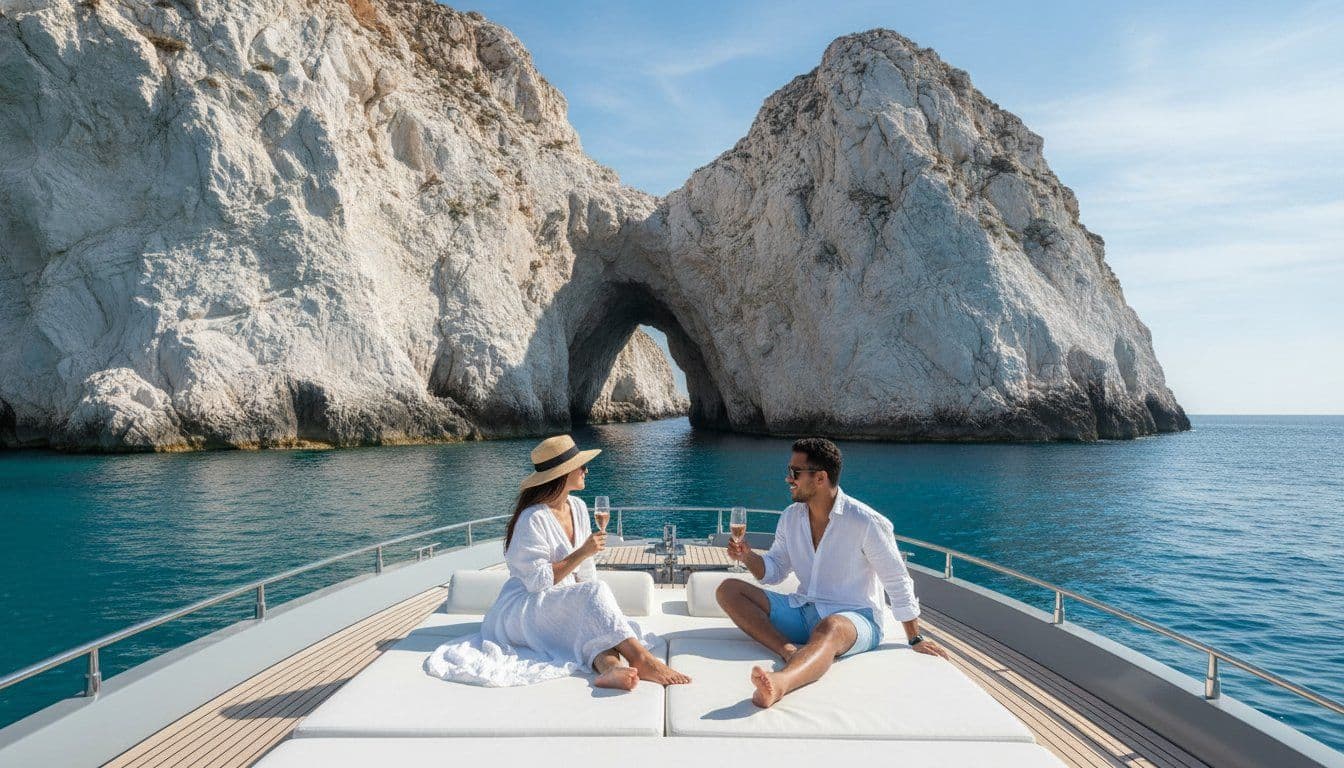 The Ultimate Private Boat Trip to Kleftiko Beach, Milos: A 2026 Luxury Guide