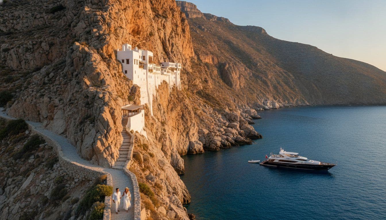 Private Tour of the Panagia Hozoviotissa Monastery in Amorgos: A 2026 Luxury Guide