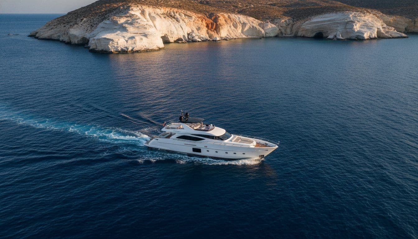 Luxury Yacht Charter Milos: The 2026 Guide to Greece’s Volcanic Sanctuary