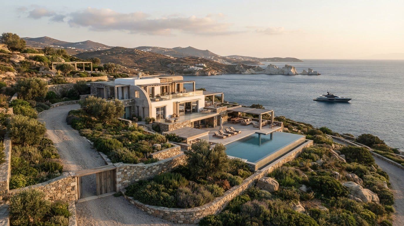 Private Gated Estate Villa Rental in Paros: 2026 Luxury Guide