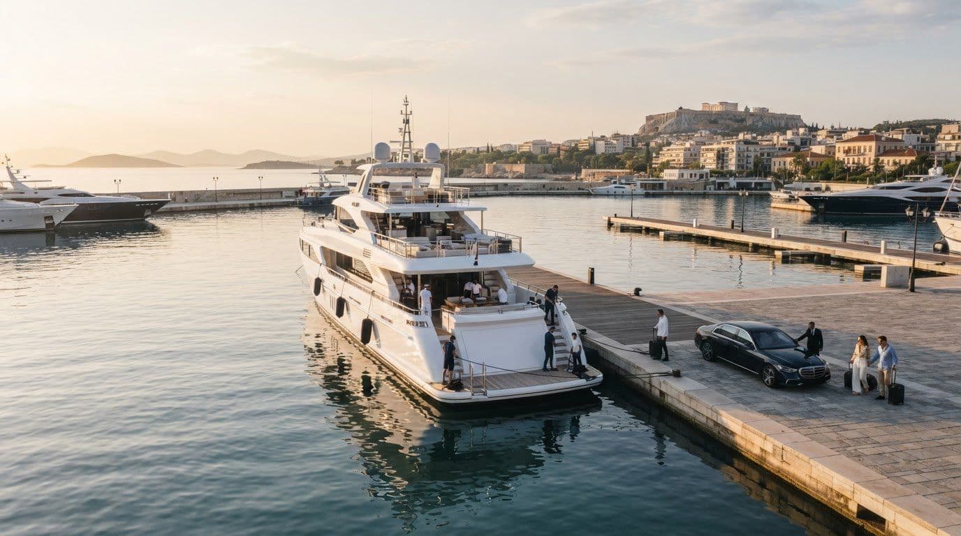 Superyacht Charter Departing Flisvos Marina, Athens: A Booking Guide